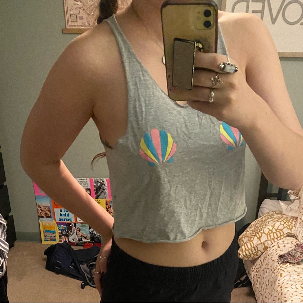 Mermaid Shells Crop Top